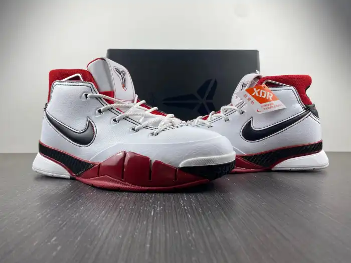 Cheap Nike Kobe 1 Protro White Black Red (All Star) AQ2728-102 0131