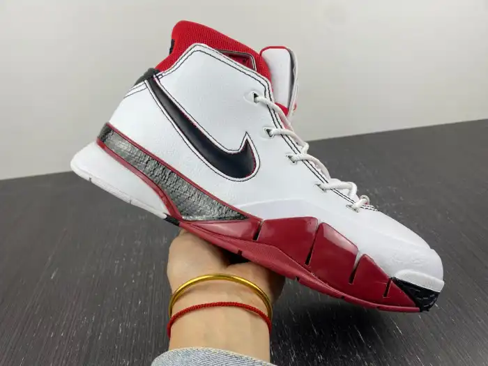 Cheap Nike Kobe 1 Protro White Black Red (All Star) AQ2728-102 0131