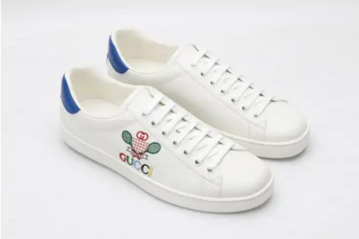 Cheap GUCC ACE EMBROIDERED LOW-TOP SNEAKER 603696 AY070 9096 0126