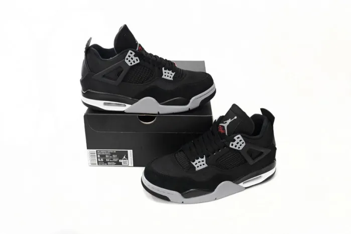 Cheap Air Jordan 4 Black Canvas DH7138-006 0121