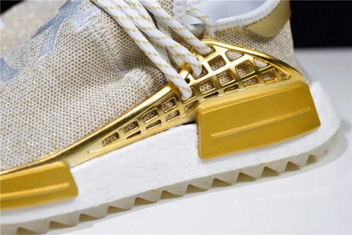 Affordable Pharrell adidas NMD Hu China Gold HAPPY F99762 0112