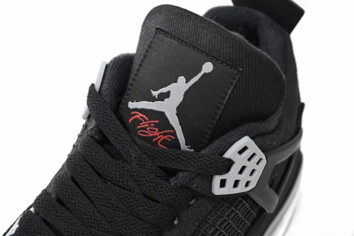 Cheap Air Jordan 4 Black Canvas DH7138-006 0121