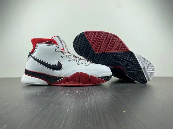 Cheap Nike Kobe 1 Protro White Black Red (All Star) AQ2728-102 0131