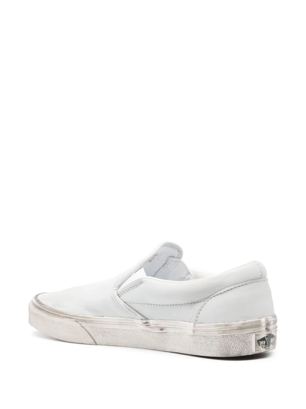 Cheap Vans leather slip-on sneakers  0117