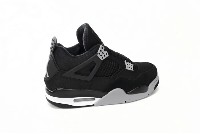 Cheap Air Jordan 4 Black Canvas DH7138-006 0121