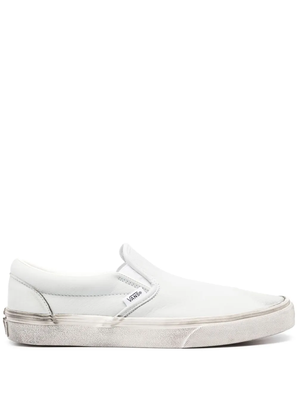 Cheap Vans leather slip-on sneakers  0117