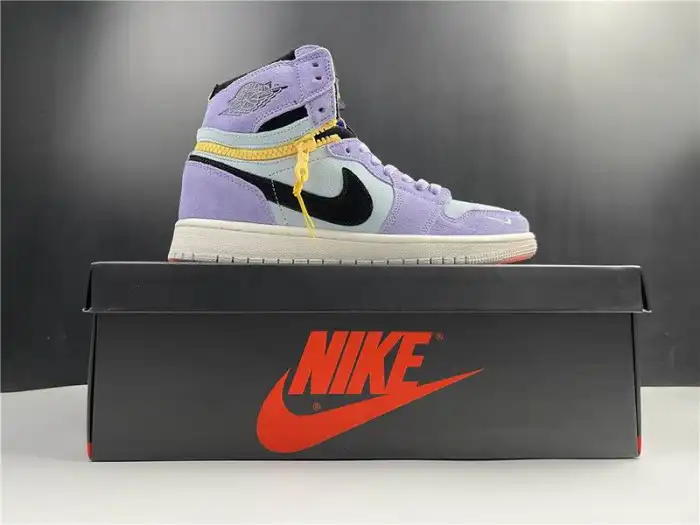 Affordable Jordan 1 High Switch Purple Pulse CW6576-500 0123