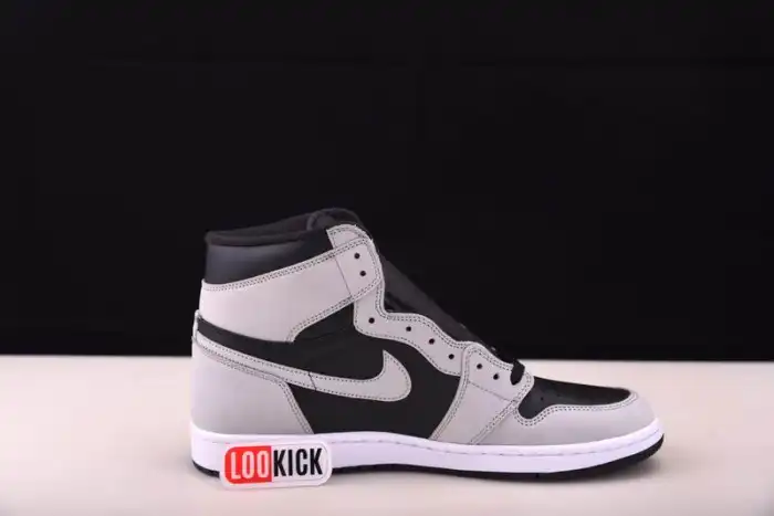 Cheap Air Jordan 1 Retro High Black White Light Smoke Grey 555088-035 0123