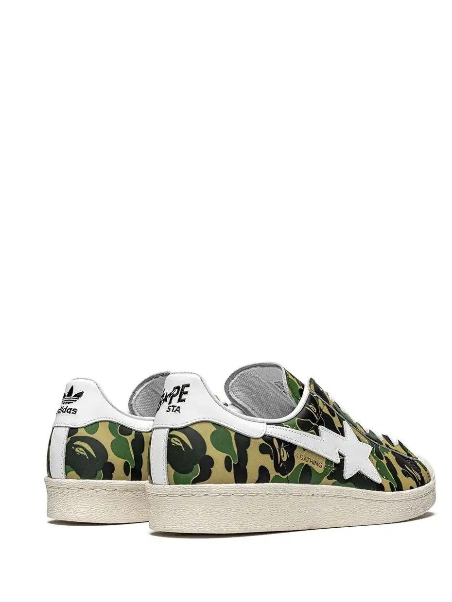 Cheap x adidas Camo'' Bape ''Green  Superstar sneakers 0222