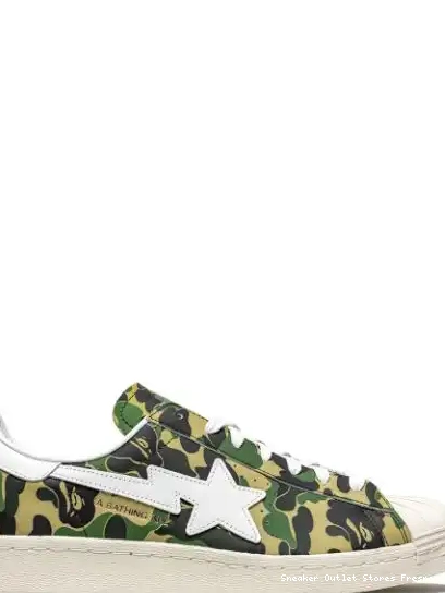 Cheap x adidas Camo'' Bape ''Green  Superstar sneakers 0222