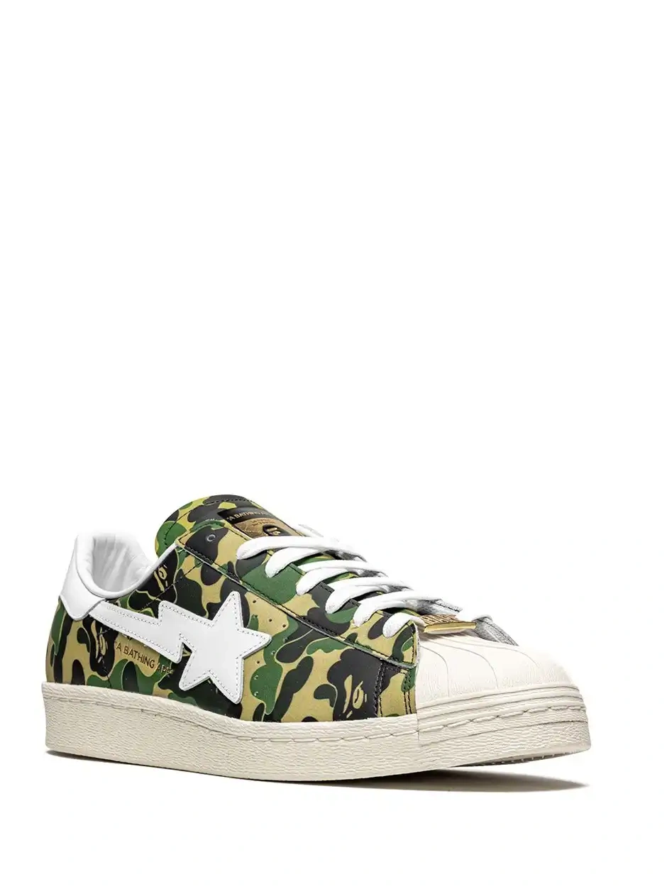 Cheap x adidas Camo'' Bape ''Green  Superstar sneakers 0222